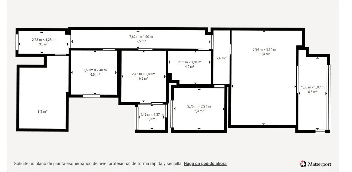 Apartamento en venta en Torrevieja, 3 dormitorios y 1 baño.